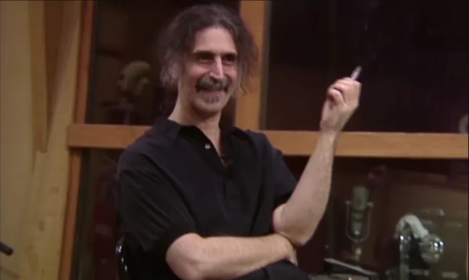 Fran Zappa in one of his interviews